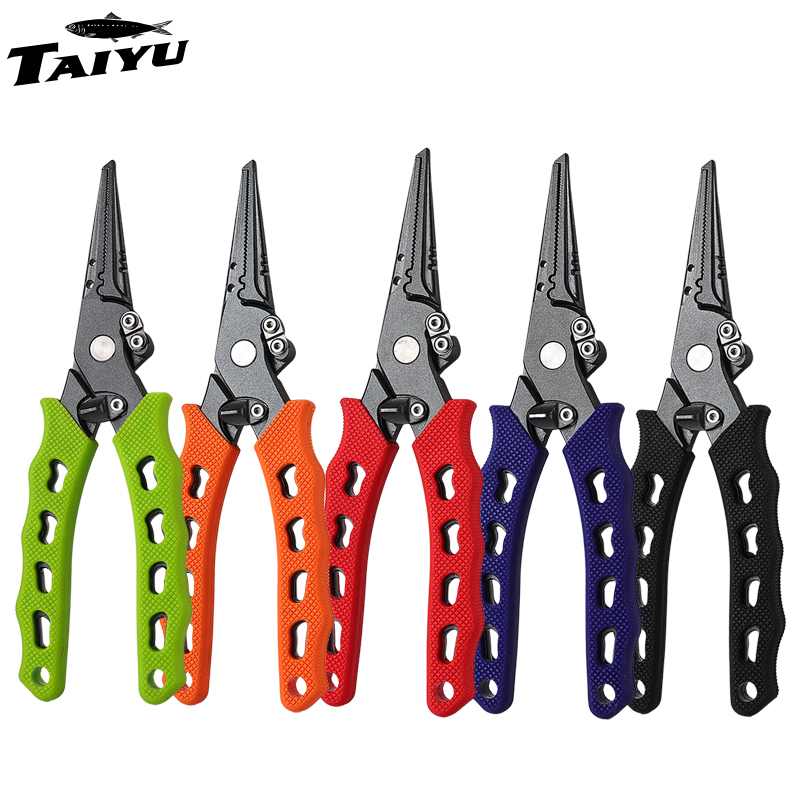 Fishing Hook Stainless Steel - คีมตกปลา TAIYU 5 สี ทำจากสแตนเลส ใช้ตัดสาย