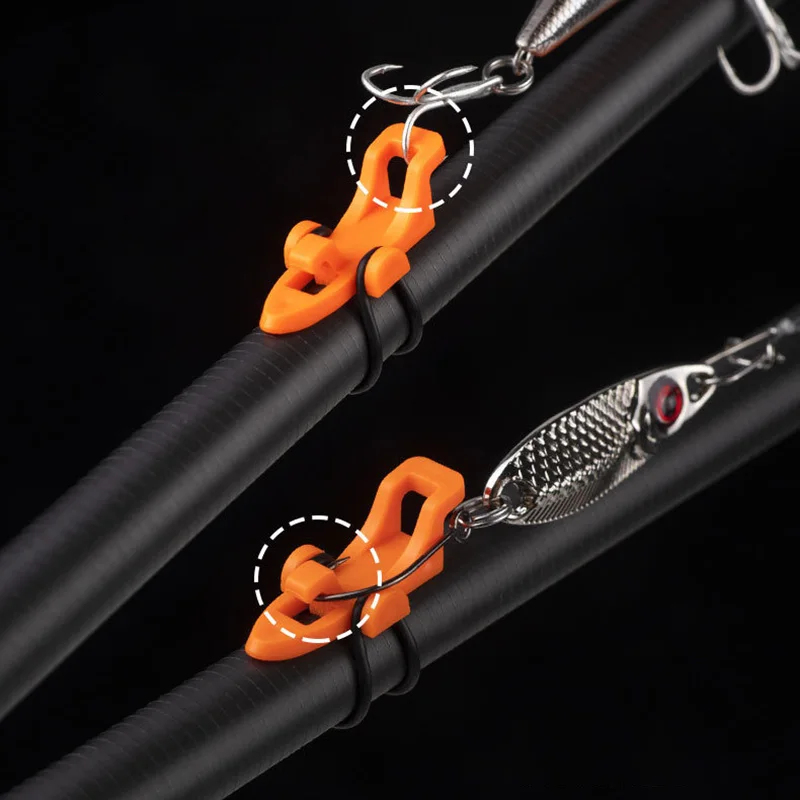 Fishing Hook Box - 10-40SET ที่เก็บเบ็ดตกปลา ที่ใส่เหยื่อตกปลา พร้อมวงแหวนยาง 3 วง