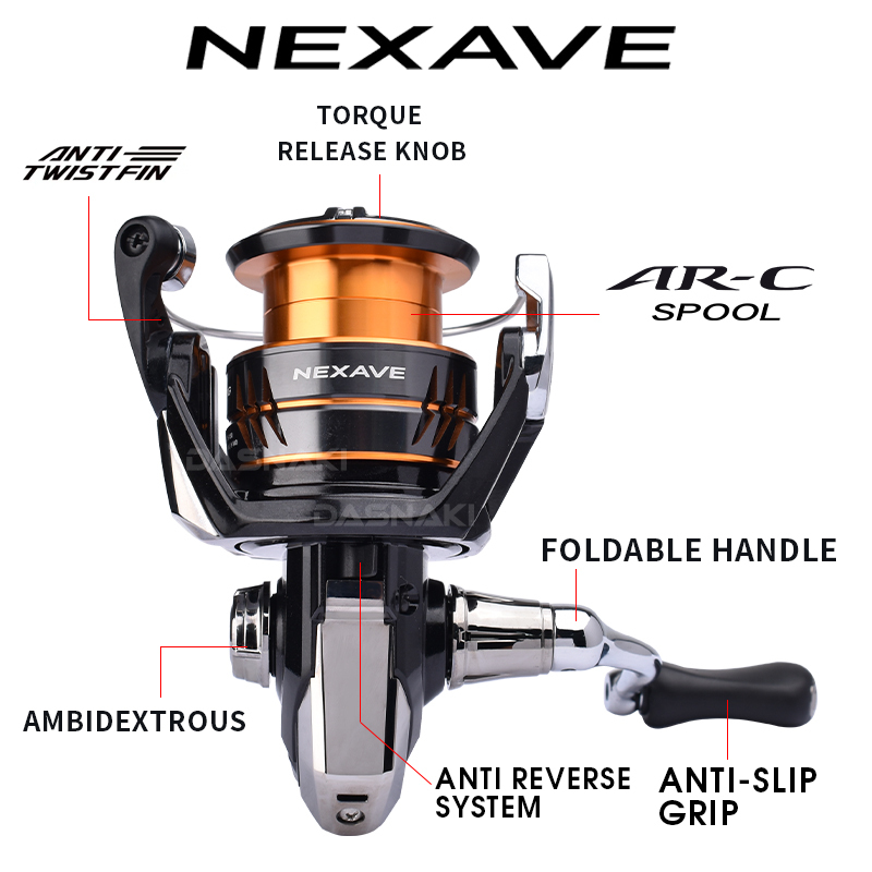 รอกสปินนิ่ง Shimano 2026 NEXAV - Shimano Reel Stradic บทวิจารณ์และราคา