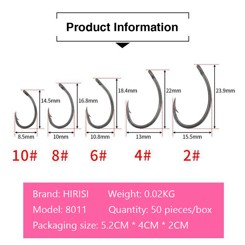 ตะขอเบ็ดตกปลาฮิริซิแบบใหม่ 50  - Fishing Hook Box บทวิจารณ์และราคา